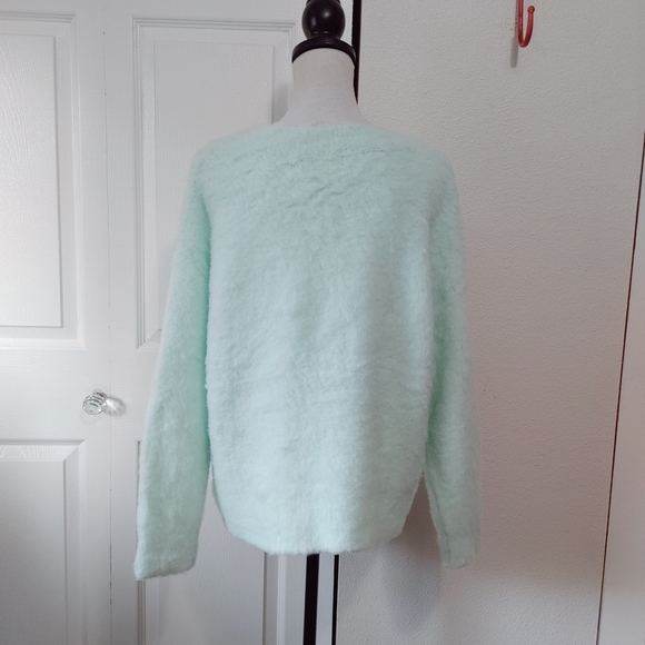 Anthropologie Maeve Plush V-neck Sweater - Picture 6 of 13